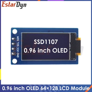 0.96-tolline OLED-ekraan 64×128 LCD moodul SSD1107 LCD 0.96 