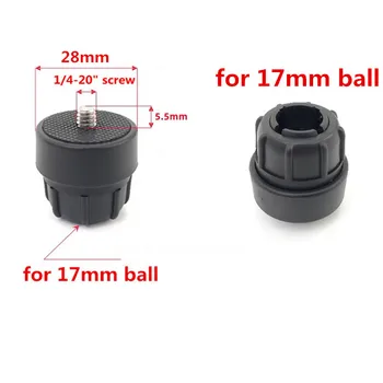 1/4 Kruvi Kaamera Adapter 17mm palli ring surnud nurk sobib telefoni omanik Tablett Seista Live support paigaldus