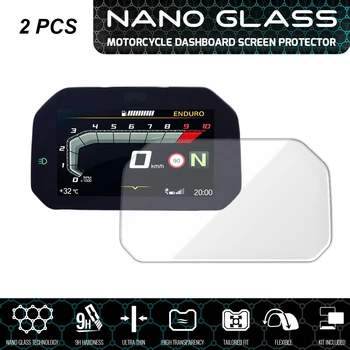 2 TK BMW R1250GS R 1250 GS 2018 2019 2020 2021 Mootorratta Armatuurlaua HD Klastri Ekraani Kriimustuste Kaitse Nano Glass Film