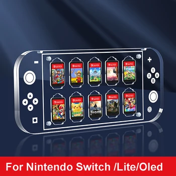 2022 Uute Oled Mäng Kaardi puhul Nintendo Lüliti SwitchLite Konsooli Disain Kaitsva Põrutuskindel Akrüül Mäng Ladustamise Kasti Omanik