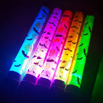 5/10/20Pcs Kuma Pulgad Halloween Värviline LED süttib Pulgad Tuju Toru Kuma Pimedas Valgust Pulmapidu Soosib Mänguasjad
