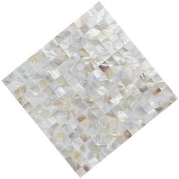 5 Tk/Pakk High-end Põhjamaade isekleepuvad Füüsiline Kest Mosaiik Plaat Pärlmutter Seina Kleebis Backsplash eest Magamistuba Vannituba