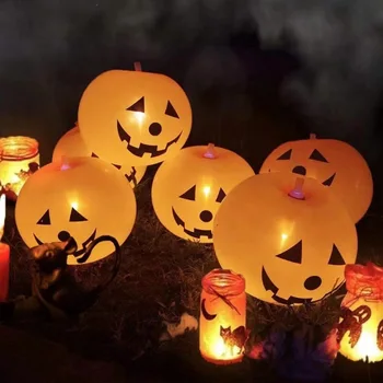 5tk Halloweeni Dekoratsioonid Kõrvits LED Õhupallid LED Õhupallid Vilkuv Valgus Neoon Partei Asjade Sünnipäeva Festival Decor