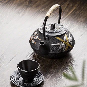600ml Jaapani Tee Pot Raud Elegantne Peen Veekeetja Kiire Küte Katel Roostevabast Terasest Filter Köök Kodu