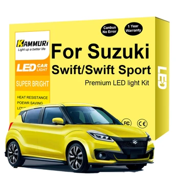 8Pcs LED Interior Light Suzuki Swifti Swift Sport 2004-2010 2020 2022 Canbus Sõiduki Auto Valgustus Pirn Kit Super Ere