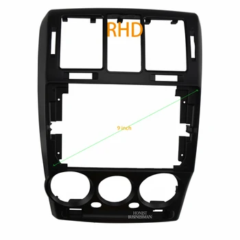 9 TOLLINE Car Audio Raami GPS Navigation Sidekirmega Paneel Auto dvd Plastikust Raam Sidekirmega sobib 2002-2011 HYUNDAI GETZ