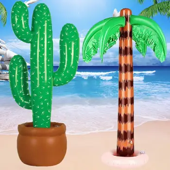 90cm Õhu Täispuhutav Õhkima Havai Tropical Palm Tree Cactus Kookospähkli Puu Kodu Bassein Väljas Pool Teenetemärgi Rekvisiidid