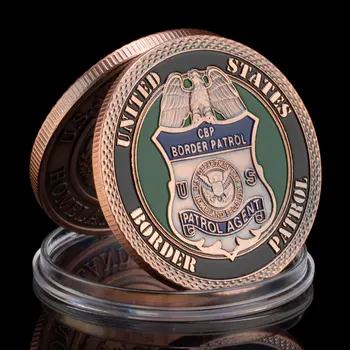CBP Suveniiride Piirivalve US Department of Homeland Security Kogumise Kunst Pronks Pinnatud Väljakutse Mündi mälestusmünte