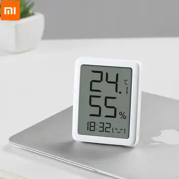 Eest Xiaomi Mijia miaomiaoce E-tint Ekraaniga LCD Suur Digitaalne ekraan Termomeeter Hygrometer MMC Temperatuuri ja Niiskuse Andur