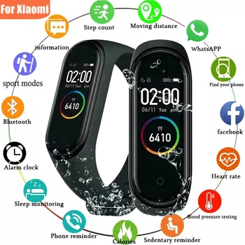 Eest Xiaomi Smart Watch Mehed Naised Sport Veekindel Smartwatch Jaoks Android, IOS Nutikas Kell Südame Löögisageduse, vererõhu Monitor Watch