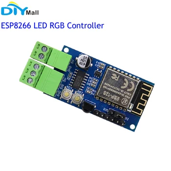 ESP8266 ESP-12S WIFI Mikrokontrolleri WS2812 LED Riba RGB Dimm Kontrolleri Tugi WiFi, infrapuna traadita kontrolli