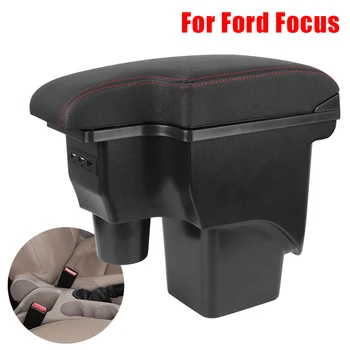 Ford Focus Ladustamise Kasti Auto Taga Auto Tarvikud Taga Kast Salongi Detailid Ford Focus 2 mk2 USB Moderniseerimiseks Osad