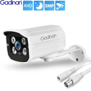 Gadinan AHD CCTV Kaamera 5MP 1080P 720P Väljas HD Metall 4 Array IR LED Night Vision Veekindel Bullet Turvalisuse AHD Kaamera