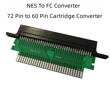 Jaoks NES FC Mängu Kasseti Converter muuta 72 pin-60 pin 8 bitine mängu kaart FC video mängu konsool