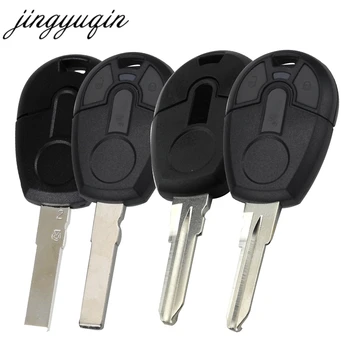 jingyuqin 50tk/palju 2 Nööpi Remote Auto Key Shell Fiat Positron Transponder Key Cover Tühi Juhul Asendamine