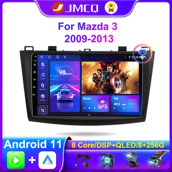 JMCQ Carplay Autoradio 2 din Android 11.0 Auto Raadio Multimeedia Mängija, GPS Mazda 3 2009-2013 Mazda3 Navigatsiooni juhtseade GPS