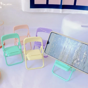 Kaasaskantav Mini Mobiiltelefoni Stand Desktop Tool Seista 4 Värvi Reguleeritav Macaron Värv Seista Kokkupandav Kahaneb Teenetemärgi Decoratio