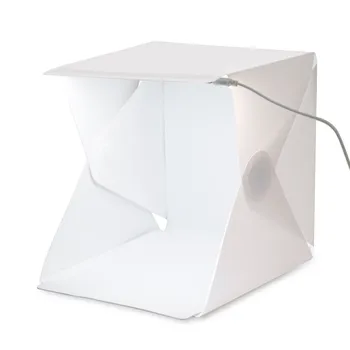 Kaasaskantav Mini Photo Studio Kasti Fotograafia Taustaks sisseehitatud LED Valgus Foto Kasti korda Fotostuudio Pehme Box