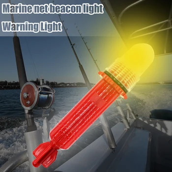 LED Veekindel Fishing Net Tuled Bobber Kalapüügi Float Paat Plastikust Öö Kalapüügi Lamp Ookeani Mere-Net Beacon Tuled Sööt