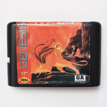 Lion King 16 bit MD Mäng Kaardi Jaoks Sega Mega Drive Jaoks Genesis