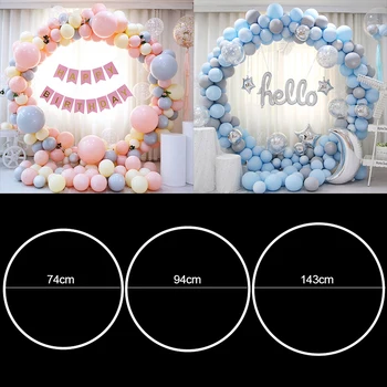 Mitu Suurused Ring Baloon Arch Raami Ringi Sünnipäeva Baloon Decor Pulmapidu Jõulukaunistused Baby Shower