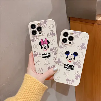 Mood Cartoon Disney Mickey Minne Silikoonist Case For iPhone 12 11 Pro Max Mini X-XR, XS Max 7 8 6s Plus SE Põrutuskindel Pehme Kate