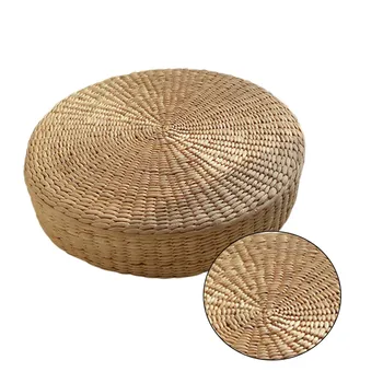 Natural Ring Õled iste tehakse kahes osas Tatami Padi Õled Futon Mais Bay Aknas Pad Jooga Aurutatud Käsitsi kootud Padi Kodu Kaunistamiseks