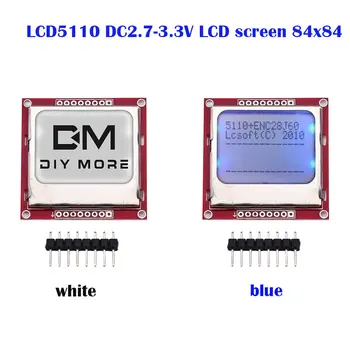 Nutikas Elektroonika LCD Moodul Ekraan Monitor adapter PCB 84*48 84x84 lcd 5110 Nokia 5110 Ekraani Arduino