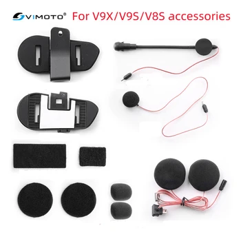 Originaal Audio & Mic-Kit for Vimoto V8S V9S V9X Kiiver Peakomplekt Intercom Baasi Mikrofon Tarvikud