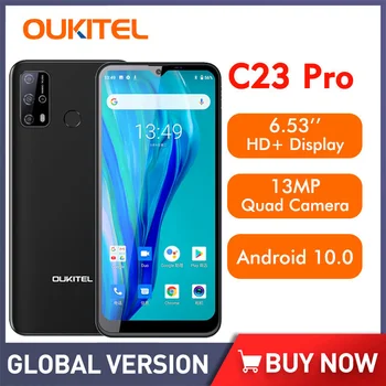 Oukitel C23 Pro Nutitelefoni Android 6.53 tolline 5000mah 4g Lte Nutitelefonide Odavad Mobiiltelefoni 8pm/13pm Kaamera Nutikas Telefon