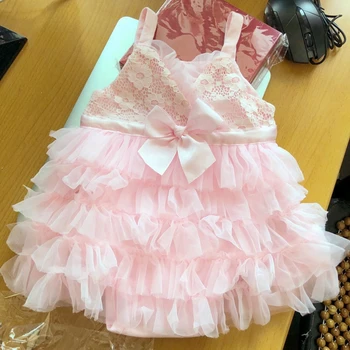 Pits Vibu Baby Kleit Tüdruk Vastsündinud 1 Aasta Pulmapidu Suvel Kleidid One-piece Tüdrukute Riided