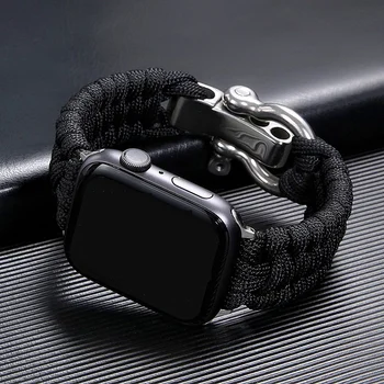 Sport Nailon Watchbands Apple Watch 6 Esiliistu SE 40mm 44mm Nailonist Köis Rihm Apple Vaata 3 42mm 38mm iWatch 5 4 Käevõru