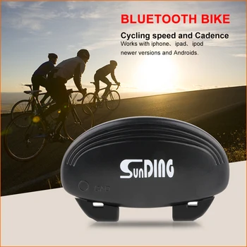 SunDing SD518 Bluetooth Juhtmevaba Rattasõidu Kiiruse Väntamissageduse Andurit Jalgratta Combo Andur Road bike