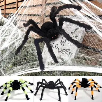 Super Suur Palus Spider on Valmistatud Traat ja Palus Must ja Multicolour Stiili Poole või Halloweeni Dekoratsioonid 1tk 1,5 M 2M