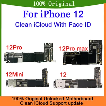 Tasuta iCloud Emaplaadi iPhone 12/12Pro/12Pro Max Originaal Emaplaadi Koos Face ID Lukustamata Loogika 128G Juhatuse Täis Kiibid Plaat