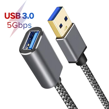 USB pikenduskaabel USB 3.0 Kaabli jaoks Smart Sülearvuti, TV Xbox Üks SSD ja USB 3.0 Extender Juhe Mini Kiire Kaabel 1M/3M/5M