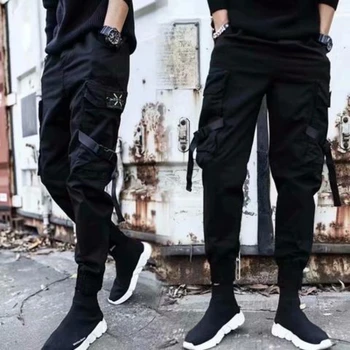 Uus Streetwear Meeste Multi Taskud Lasti Haaremi Püksid Hip-Hop Juhuslik Mees Rajal Püksid Joggers Püksid Mood Harajuku Meeste Püksid